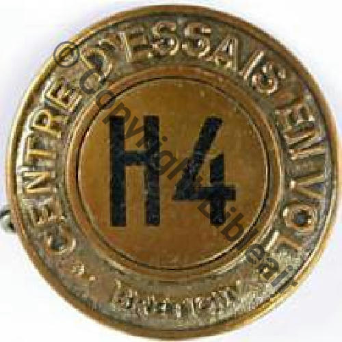 BRETIGNY NH CEV Badge H4  AB.P Eping Dos lisse Sc.lamourelle 10Eur10.08 
